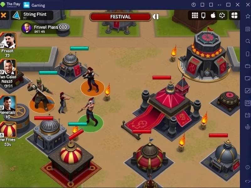 Indian War Zone Titan gameplay screenshot showing battle scene